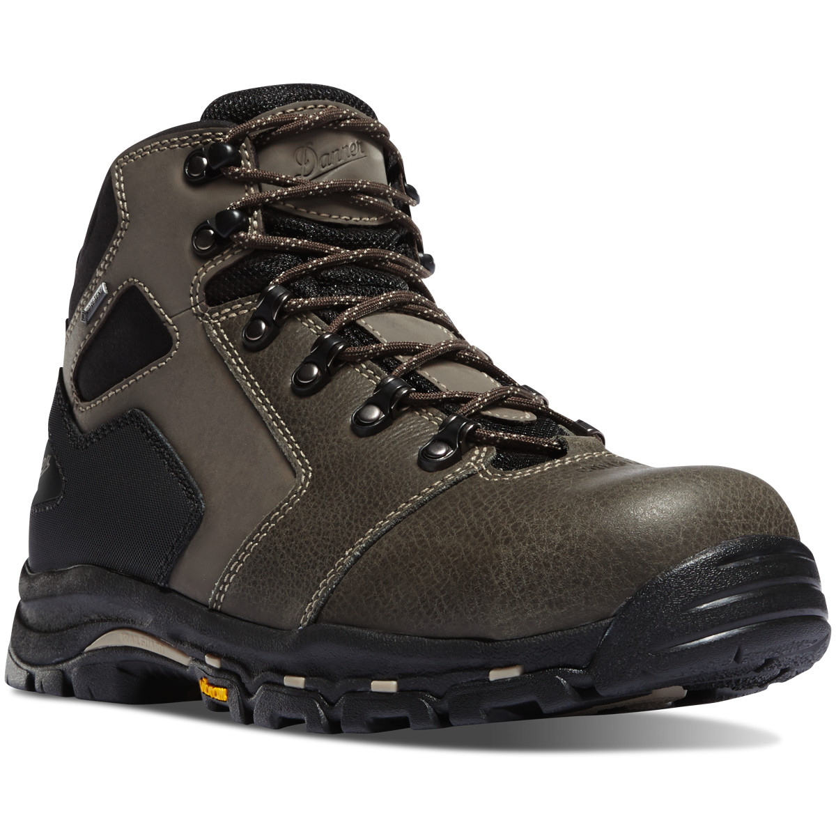 Botas De Trabajo Danner Hombre Mexico - Vicious 4.5 Composite Toe Verde Oliva/Negros - ZEYPC5869